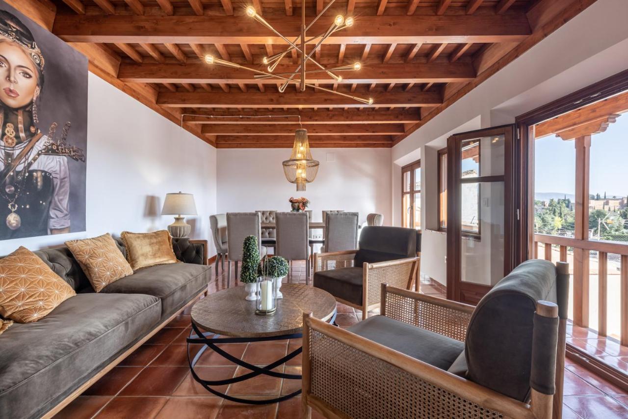 グラナダ Luxury Alhambra Penthouse Collection Sacromonteヴィラ エクステリア 写真