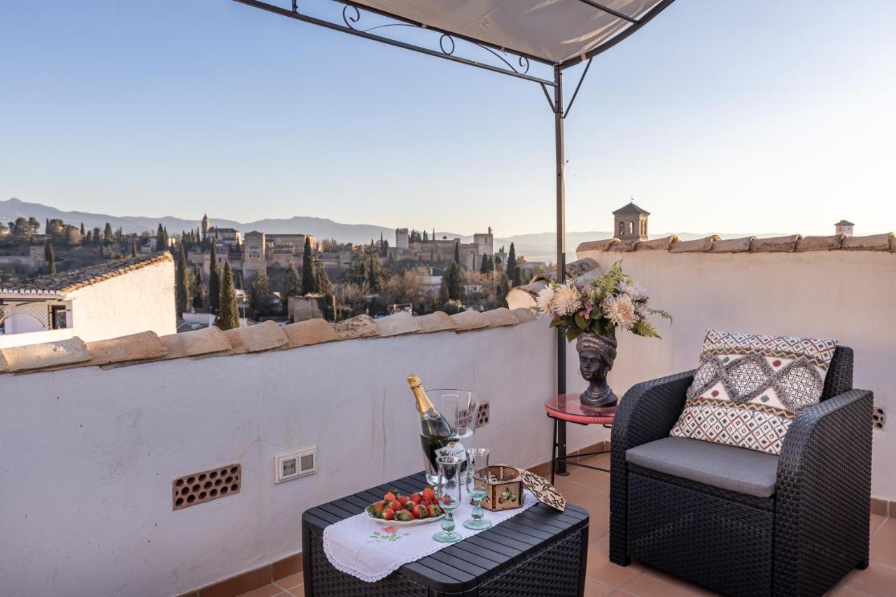 グラナダ Luxury Alhambra Penthouse Collection Sacromonteヴィラ エクステリア 写真