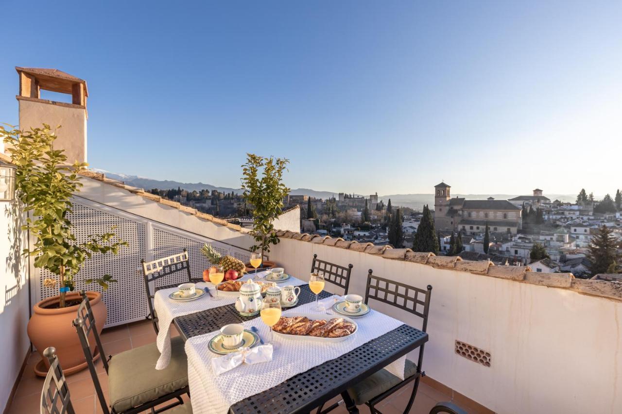 グラナダ Luxury Alhambra Penthouse Collection Sacromonteヴィラ エクステリア 写真
