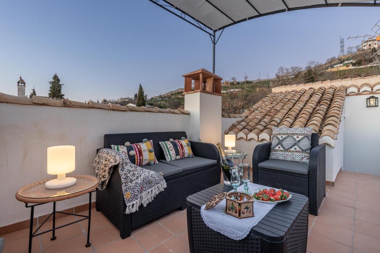 グラナダ Luxury Alhambra Penthouse Collection Sacromonteヴィラ エクステリア 写真