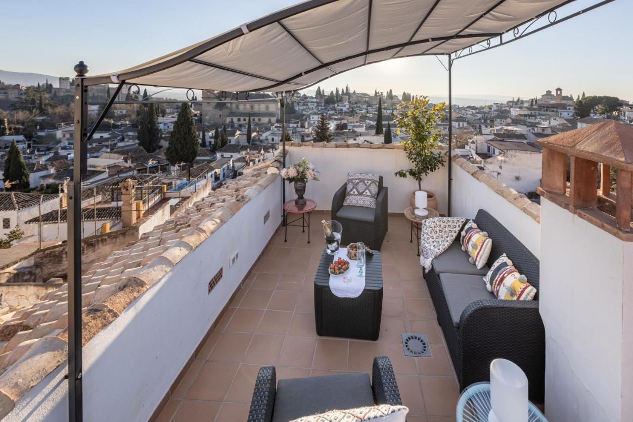 グラナダ Luxury Alhambra Penthouse Collection Sacromonteヴィラ エクステリア 写真