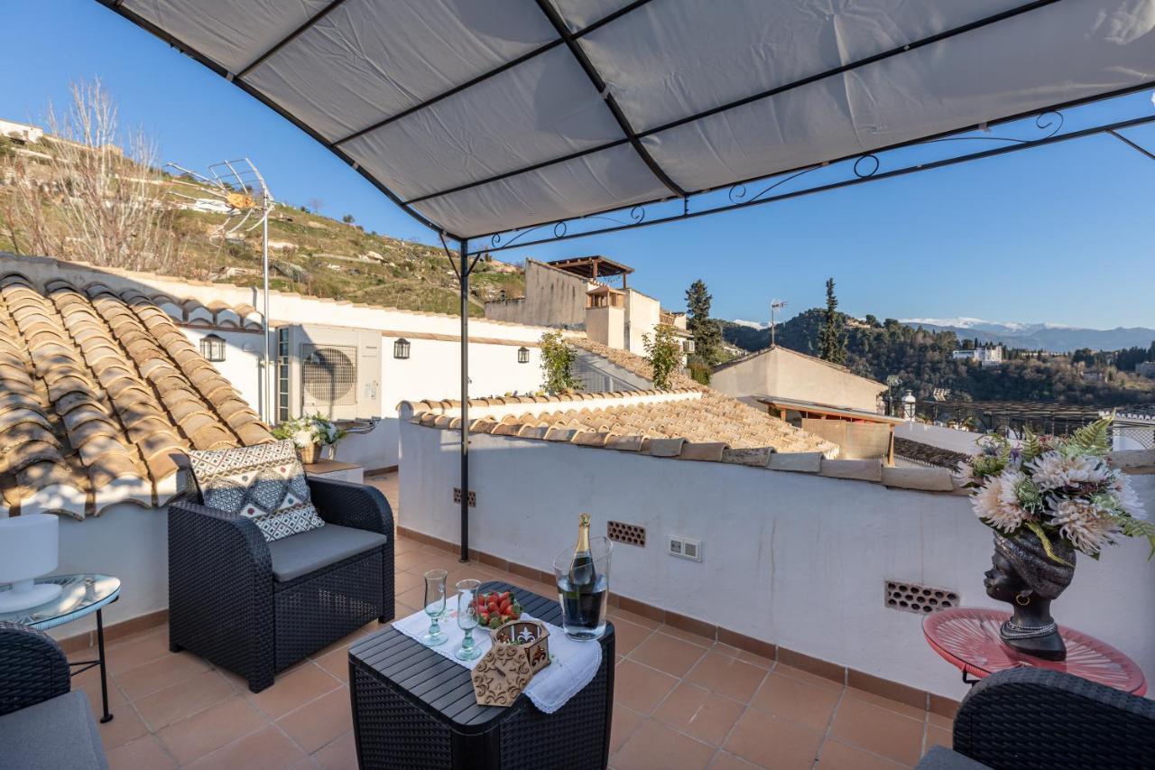 グラナダ Luxury Alhambra Penthouse Collection Sacromonteヴィラ エクステリア 写真