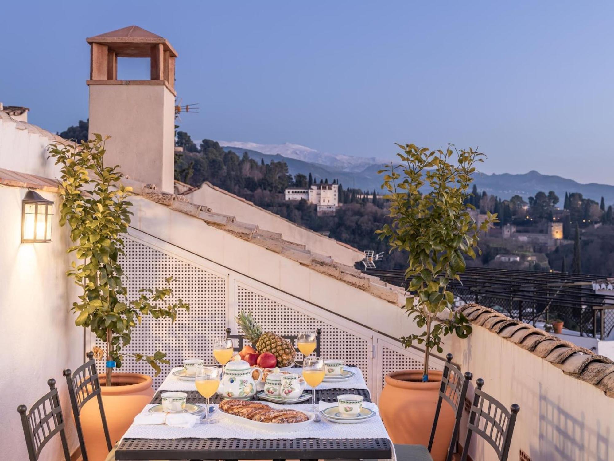 グラナダ Luxury Alhambra Penthouse Collection Sacromonteヴィラ エクステリア 写真