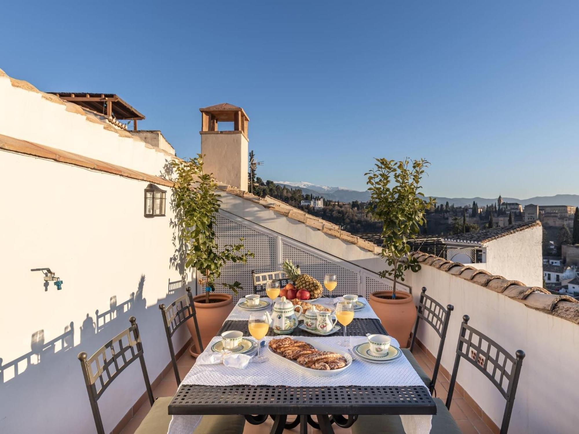 グラナダ Luxury Alhambra Penthouse Collection Sacromonteヴィラ エクステリア 写真