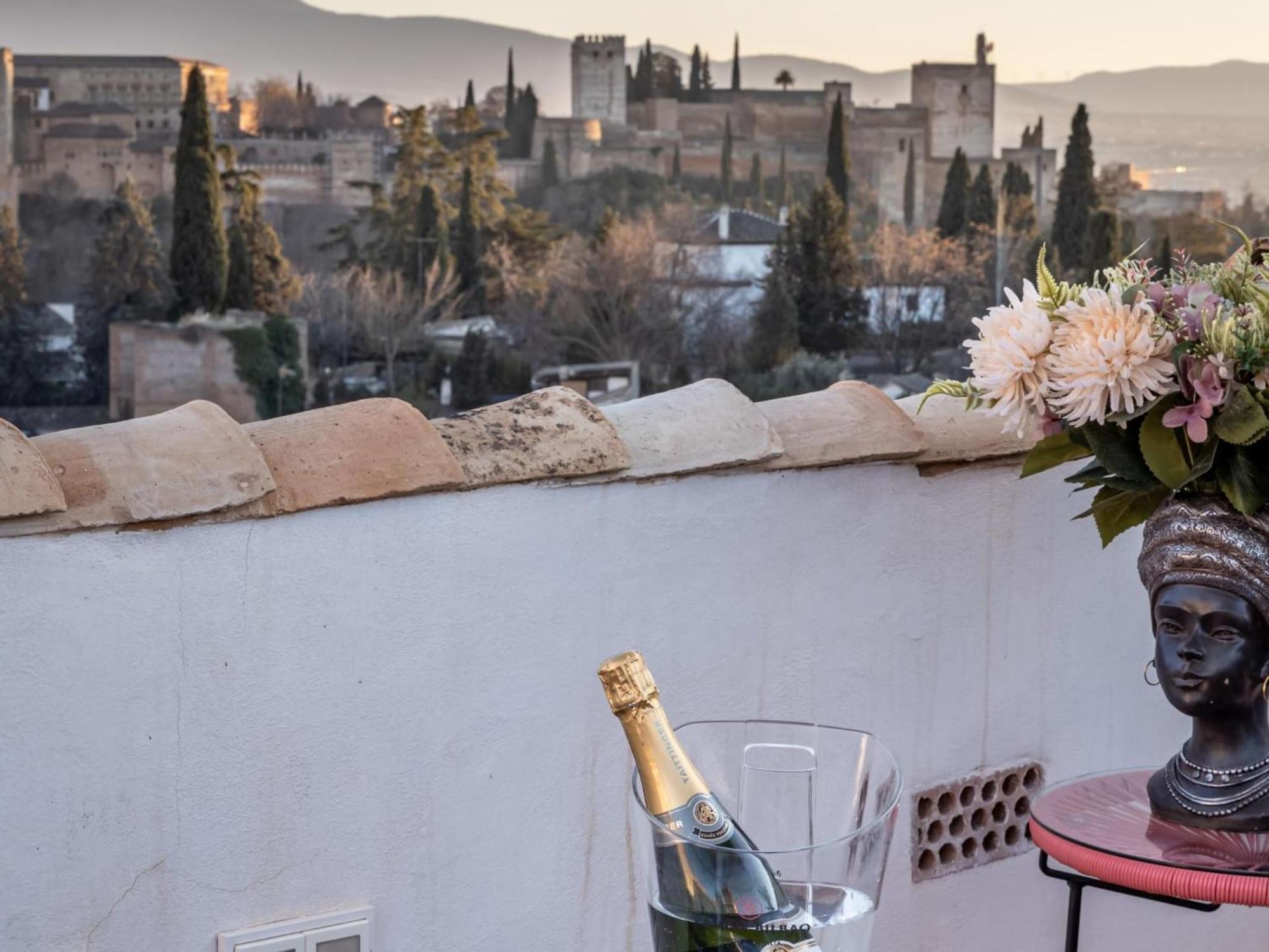 グラナダ Luxury Alhambra Penthouse Collection Sacromonteヴィラ エクステリア 写真