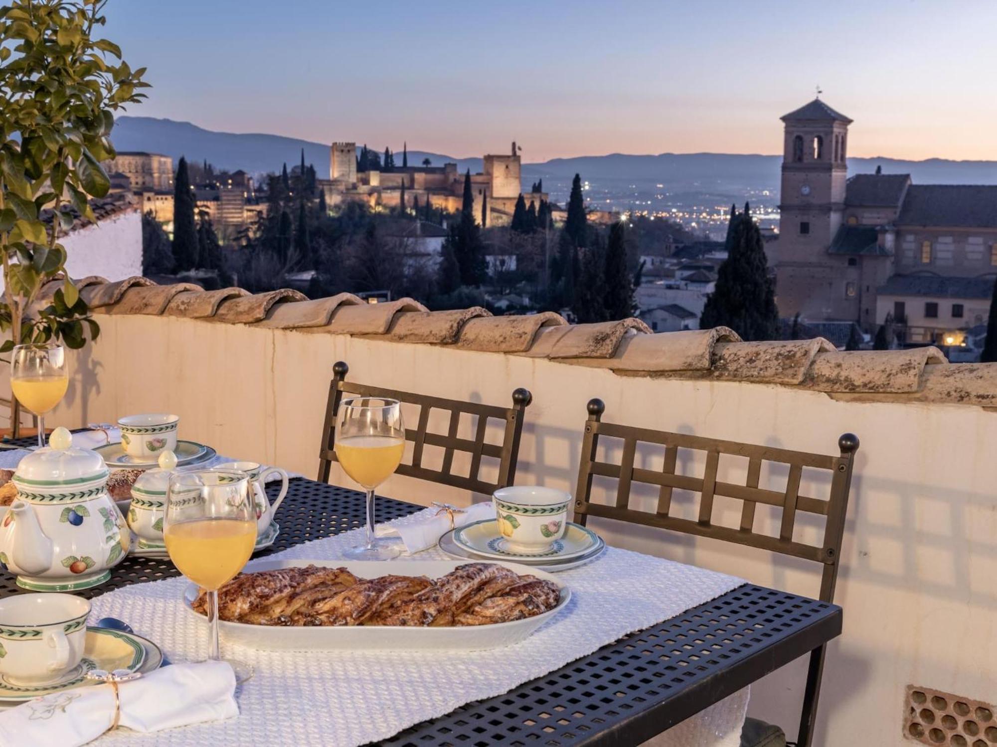 グラナダ Luxury Alhambra Penthouse Collection Sacromonteヴィラ エクステリア 写真