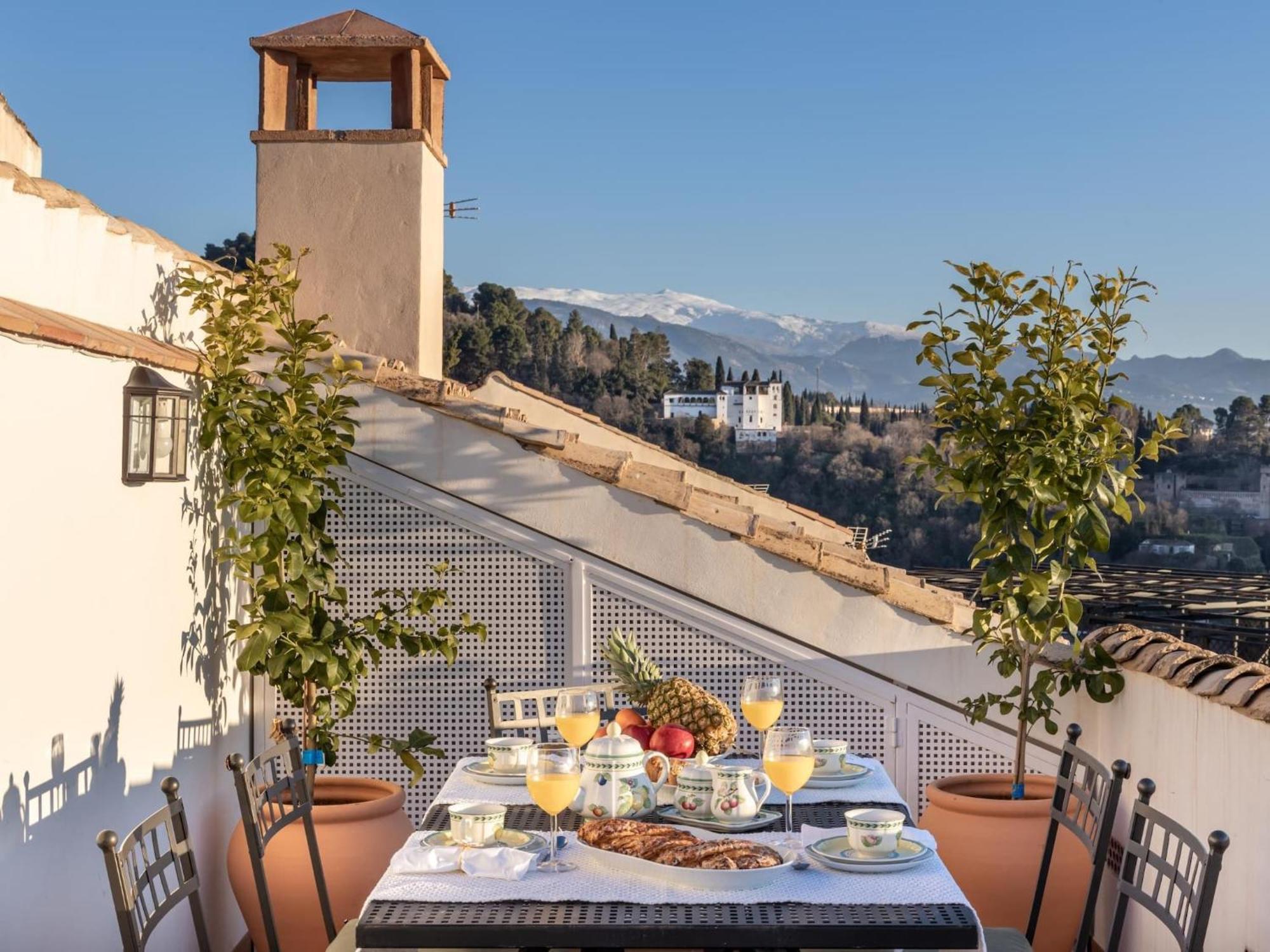 グラナダ Luxury Alhambra Penthouse Collection Sacromonteヴィラ エクステリア 写真