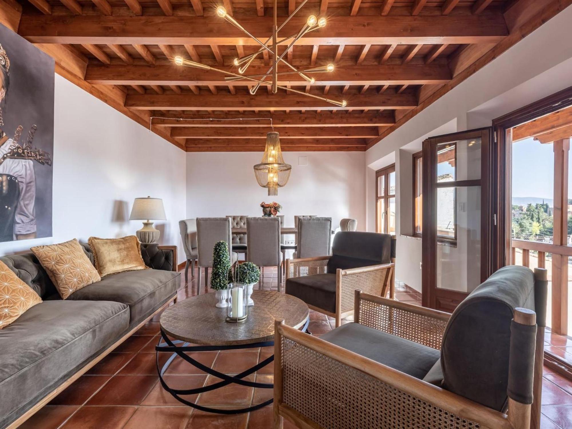グラナダ Luxury Alhambra Penthouse Collection Sacromonteヴィラ エクステリア 写真